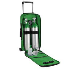 Kit-Oxigenio-3L-2-Cilindros-Bolsa-com-Rodinhas-Verde
