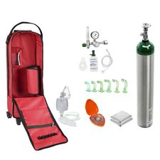 Unidade-de-Emergencia-para-Piscina-com-Cilindro-de-Oxigenio-em-Aluminio-5-Litros-Vermelha