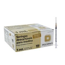 Seringa-de-Insulina-Descarpack-1-ml-com-Agulha-Caixa-com-100-Unidades